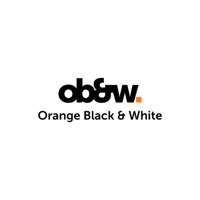 Orange Black And White